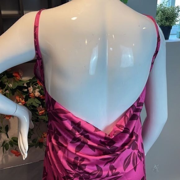 CUPSHE Pink Backless Fitted Waisted A-Shape Dress Size Large - Picture 10 of 13